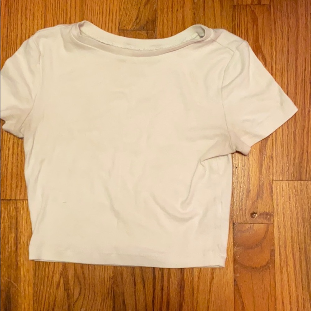 very cute white crop top